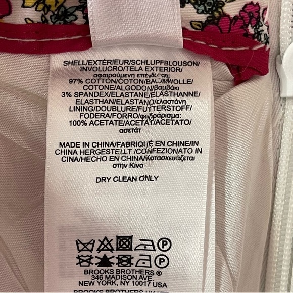 “346” Brooks Brothers Floral Skirt size 12 - Picture 7 of 12